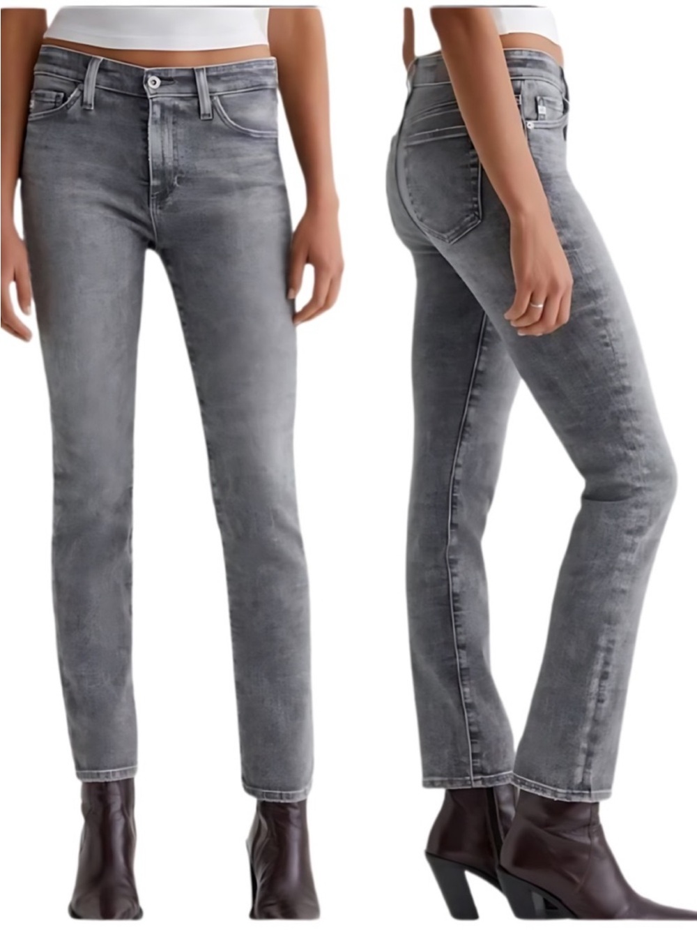 AG Adriano Goldschmied Mari Jeans NWT Women’s 26R High Rise Slim Straight